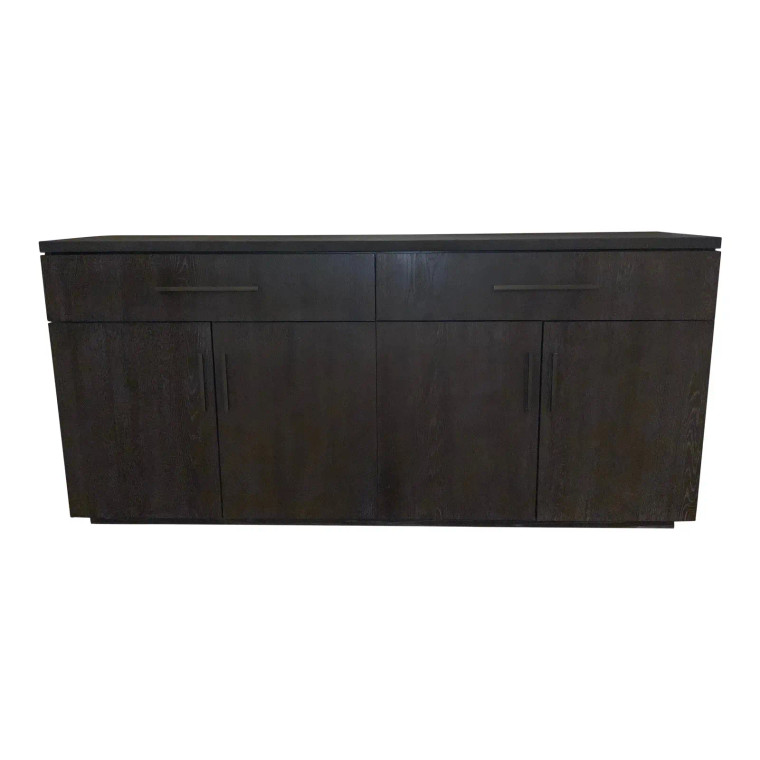 Modern Espresso Finished Oak Sideboard