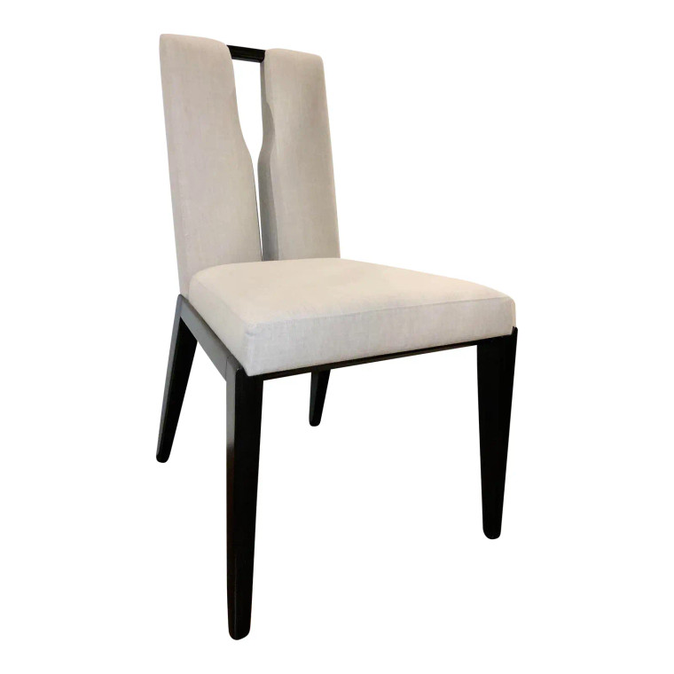 Theodore Alexander Modern Gray Gateway Side Chair