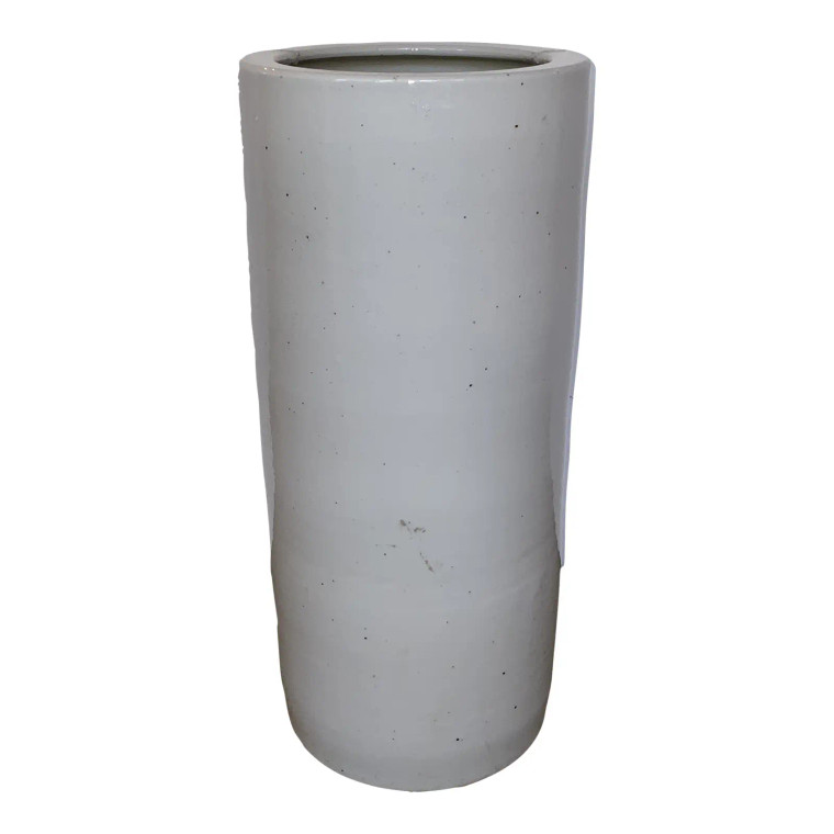 Modern Busan White Porcelain Umbrella Vase