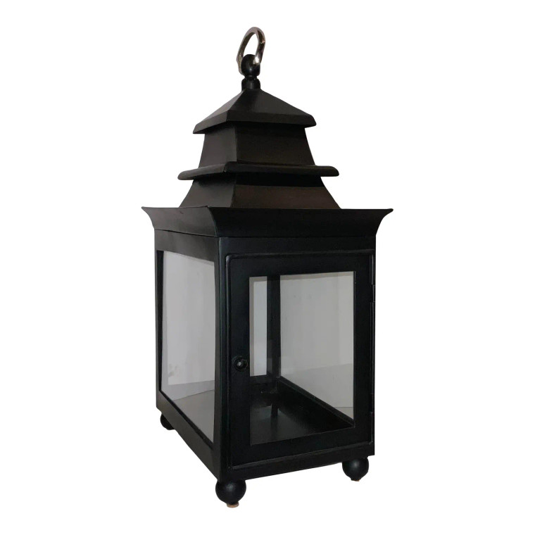 Modern Black Metal Concorde Lantern