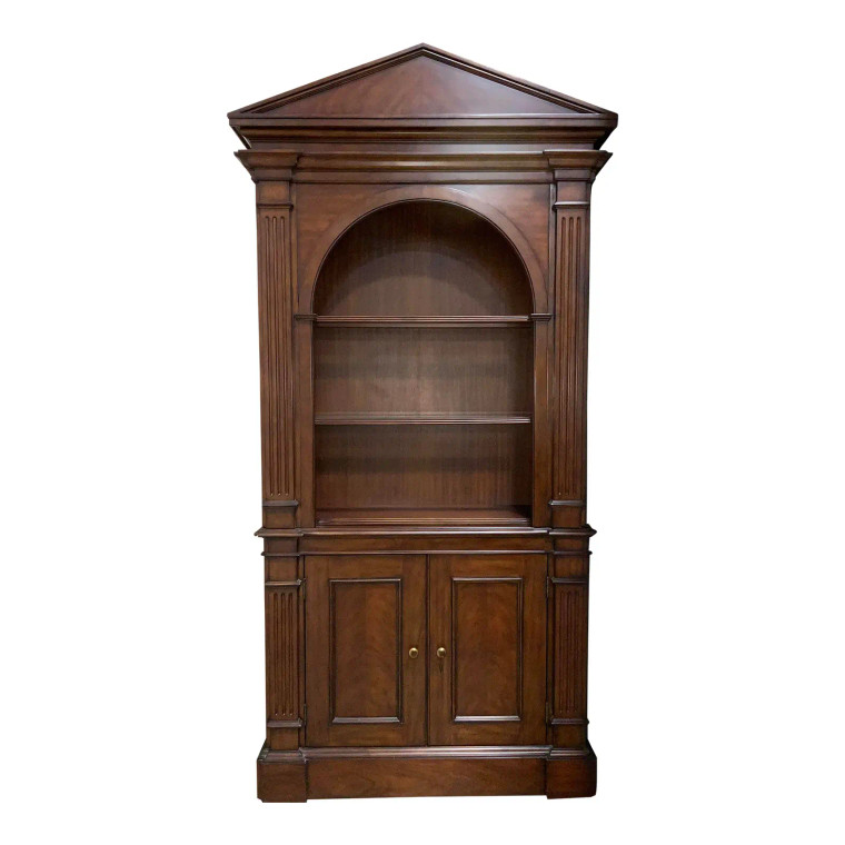 Woodbridge Furniture Co. Mahogany Finished Column Bookcase