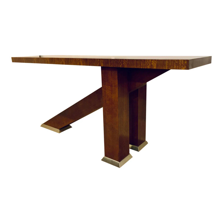 Century Furniture Modern Mahogany Finished Omni Console Table