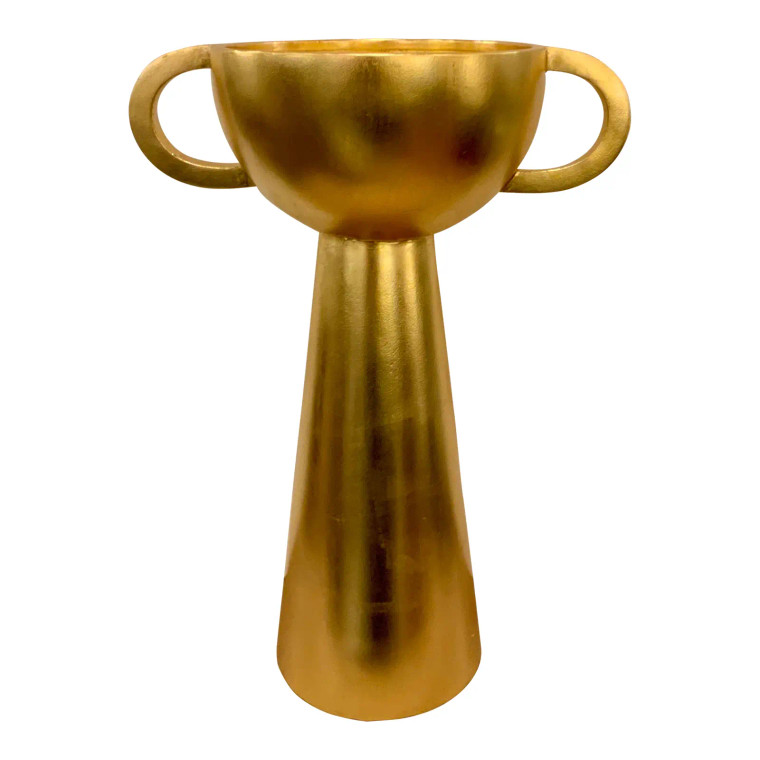 Global Views Modern Large Gold Finished Loving Cup