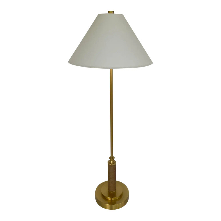 Currey & Co. Modern Brass Ippolito Table Lamp