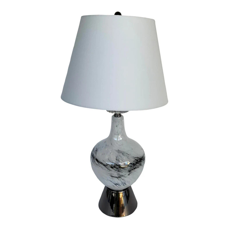 Modern Art Glass Ice Castles Table Lamp