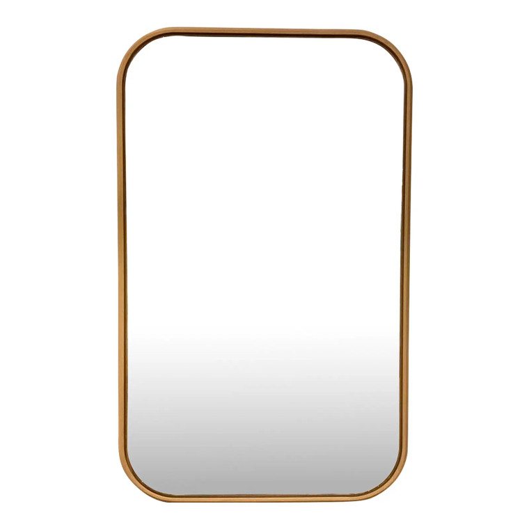 Global Views Modern Light Wood Narkissos Wall Mirror