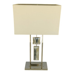 Theodore Alexander Organic Modern White Washed Corina Artichoke Table Lamp