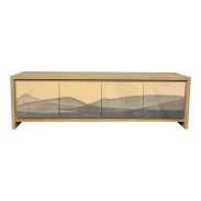 Organic Modern Jonathan Charles Burlap Landscape Sideboard