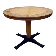 Currey & Co. Modern Greek Key Artemis Foyer Table