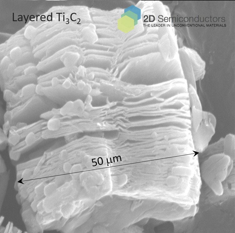 Ti3C2 MXene SEM images