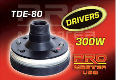 TWEETER DRIVER, 1.5" Voice Coil  TDE-80