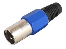 XLR 3-pin Plug  PL-125XTBL