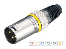 XLR 3-pin Gold Plug  PL-130XTY
