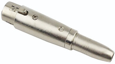 XLR Jack to 1/4" Mono Jack Gold Adapter  AD-134XT