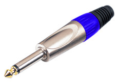 1/4" Mono Gold Plug  PL-102XTBL