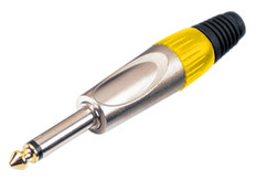 1/4" Mono Gold Plug  PL-102XTY