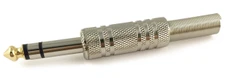 1/4" Stereo Gold Plug  PL-702