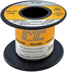 50g. Solder Wire, 60/40, 0.8mm/0.031"  24-6040-31TMC1/8