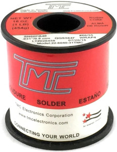 1 lb. Solder Wire, 60/40, 0.8mm/0.031"  22-6040-31TMC