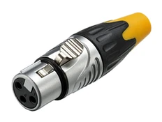 XLR 3-pin Gold Jack  JA-145NEU
