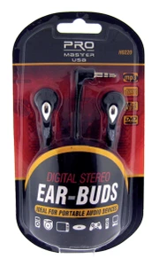 Earphones, 3.5mm, Black  HO-220
