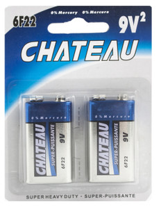 9V Super Heavy Duty Batteries (2pcs)  9V2CH