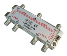 6-Way Splitter 2500MHz  IECSPLT6