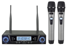 Dual Wireless UHF Microphone System  MC-702ULR