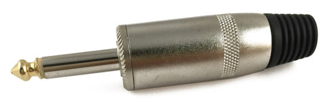 1/4" Mono Wide Body Jumbo Gold Plug  PL-1200B