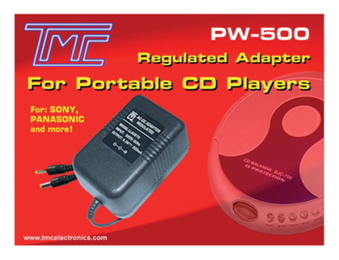 4.5V Regulated AC/DC Adapter, 500mA  PW-500
