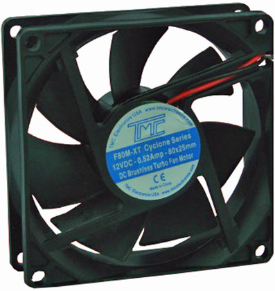 3.15" Slim Turbo Fan 12VDC  F80MXT