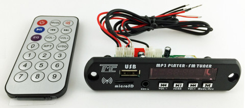 Replacement mp3/FM Player/BlueTooth with Remote  TMC-MP3KITBT