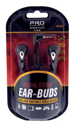 Earphones, 2.5mm, Black  HO-330