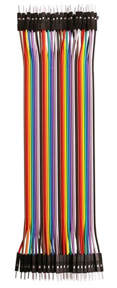 20cm Jumper Wires, M to M Pins  PBJ-20x40MM