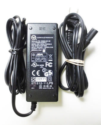 12V AC/DC Switching Power Supply, UL, 2.5A  NU30