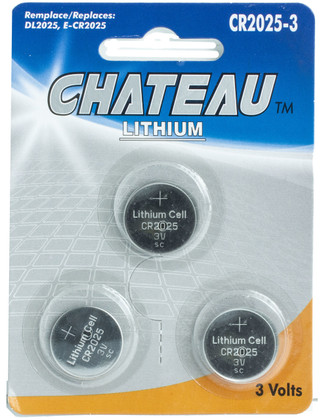 Lithium Battery CR2025 (3pcs)  CR-2025-3