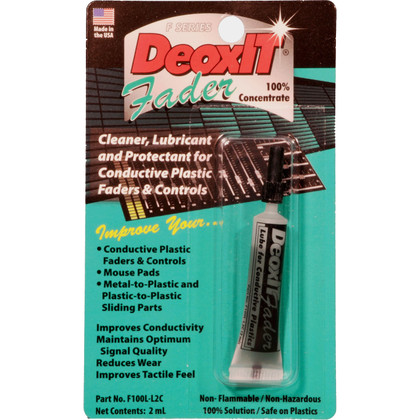 DeoxIT® Fader Squeeze tube, 100% solution, 2 mL  F100L-L2C