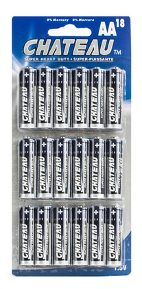 AA Super Heavy Duty Batteries (18pcs)  AA-18CH