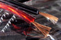 18AWG 2-cond Speaker Wire, 100% Copper, Clear Red/Black  SP18GA
