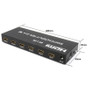HDMI 2-way Switch + 4-way Splitter  HDMI-SPSW-4X2