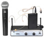 Dual Wireless/Headset/Lavalier VHF+Plus Mic System  MC-LX1288