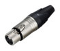 XLR 3-pin Gold Jack  TMC-NC3FXX