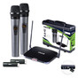 Dual Wireless 16-channel UHF Battery Operated Microphone System  VLA-42