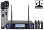 Dual Wireless UHF Microphone System  MC-702ULR
