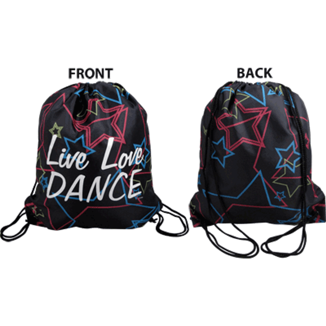 Born To Dance Star Drawstring Bag – K n M's Embroidery Ltd