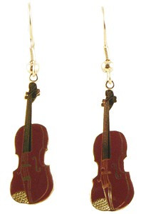 Earrings Violin Alabanza Music Education from birth