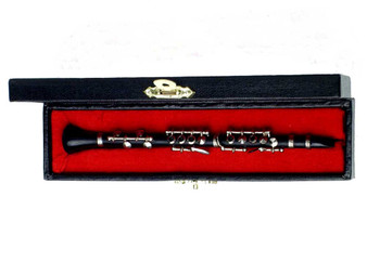 Miniature Clarinet Replica w/Case