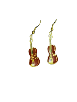 Earrings Violin