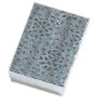 Silver Cotton Filled Jewellery Gift Box
