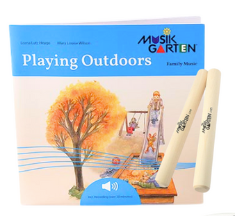 Musikgarten Family Music for Toddlers - Playing Outdoors rhythm sticks pr